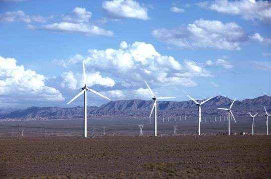 Gansu Wind Farm Энергия ветра
